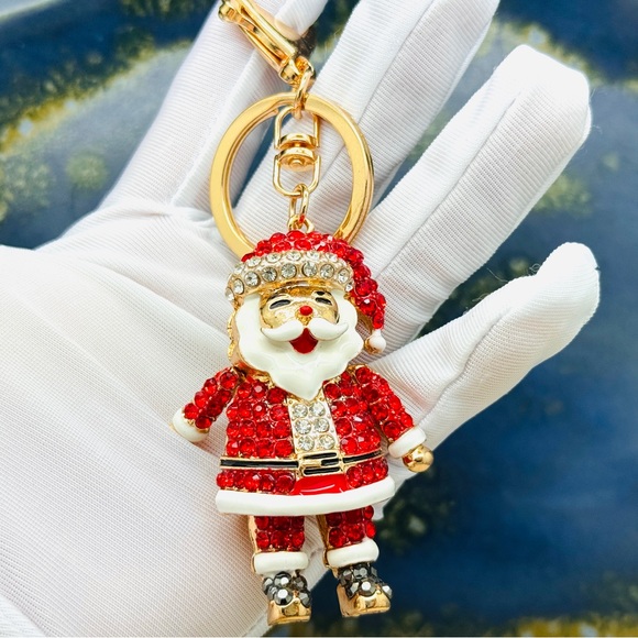 Santa Claus Keychain Santa Claus Charm Santa Claus Bag Charm - Picture 11 of 11